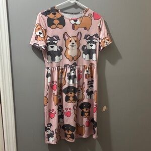 Girls 10/12 dog dress